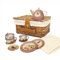Egmont Toys Bremen Musicians Wicker Basket for IR Picnic with Set of Cups and Tea Jug, Metal, from 3 Years, Multicoloured (540057)