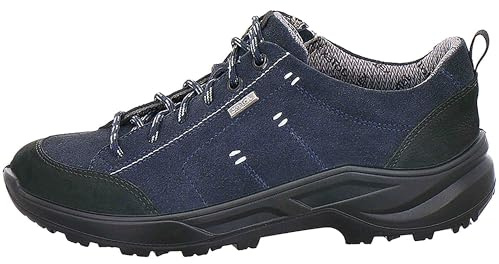 Jomos Damen Suvretta Sneaker, schwarz/Nachtblau, 38 EU X-Weit