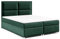 Best for Home Boxspringbett mit Bettkasten Trinity K-11 Bonellfederkern inkl. Topper 180x200 Grün