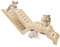 Hamster Kletterleiter Holz Kletterspielzeug Hamstertunnel und Brücke Hütte Übungsplattform Dekorative Landschaftsgestaltung für Rennmäuse Mäuse und kleine Tiere