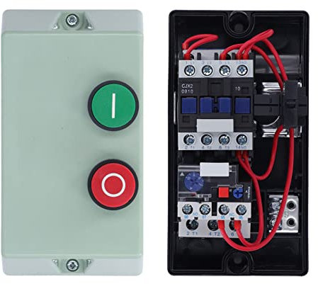 PenRux Démarreur de Moteur électrique Magnétique, Contrôle monophasé 2,2 KW 3 220/230 V, Commutateur de Moteur électrique triphasé 5,5 4 KW 380/400 V, étanche IP55
