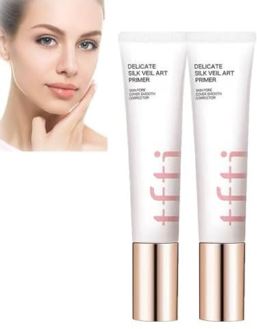 Generisch Tfit Delicate Silk Veil Art Primer, Skin Pore Corrector, Tfit Makeup Base Face Primer, Tfit Primer Cover Skin Pore, Skin Pore Cover Smooth Corrector, Makeup Base Face Primer (2PC)