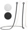 2 Pcs Earplugs Cord, Silicone Anti-Lost Earplug Lanyard, Compatible with Quiet/Engage/Experience/Vibes/Everyday, Safety Connector Strap Works with Most Earplugs, Black&White