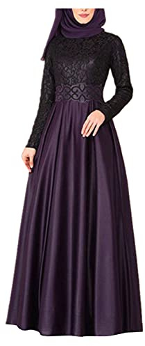 Raopuzi Abaya Muslim Damen Kleid mit Kopftuch Oversize Hijab Ganzkörper Maxi Musselin Dolman-Ärmel Gebetskleid Türkisch Muslimische Ramadan-Fest Kaftan Marokko Kleider, Gebetskleidung Für Frauen 2025