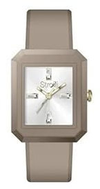 Stroili Orologio donna solo tempo Santorini marrone cassa e cinturino silicone 1693313
