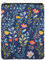 Yuanchu Buchhülle mit Reißverschluss und Vordertasche, wasserdichte Buchtasche für Taschenbuch 28 x 22cm Buchschoner Buchhüllen mit Blumenmuster Waschbarer Stoff,Geschenk für Buchliebhaber