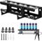 Silicone Tube Storage Holder | Van Racking Storage Accessories | Wall Mounted Metal Holder Caulking Tube Storage Rack | Workshop Holds 6 Tubes Caulking Nozzle 41.3x8.5x9cm