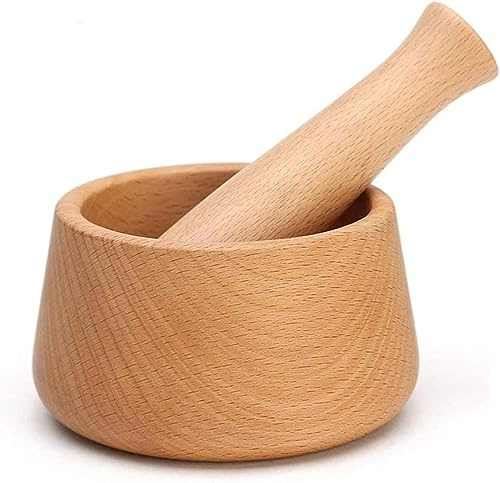 Ensemble mortier et pilon, Ensemble mortier et pilon en bois grand format