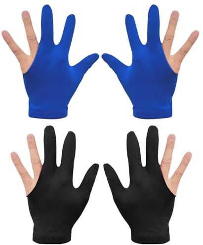 2 Pairs Adult Finger Guard Gloves for Nail Biting & Thumb Sucking Habits | Soft breathable nylon, partial finger design for daily tasks, hand washable, gentle physical barrier for habit adjustment