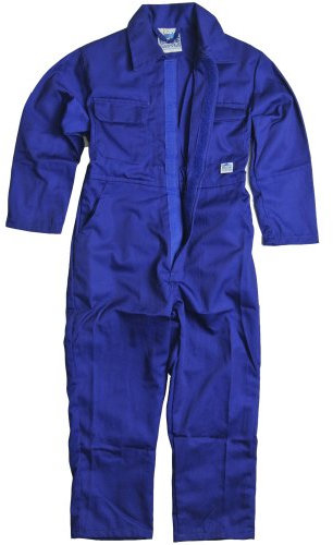 Children's, Kids, Boilersuit, Coverall, Overall, Boys, Girls (Size 28 Age 7-8 years, Royal Blue)