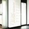 Grandora Wandtattoo Wort Willkommen in 8 Sprachen I beige (BxH) 58 x 117 cm I Flur Diele selbstklebend Aufkleber Wandaufkleber Wandsticker Sticker W3014