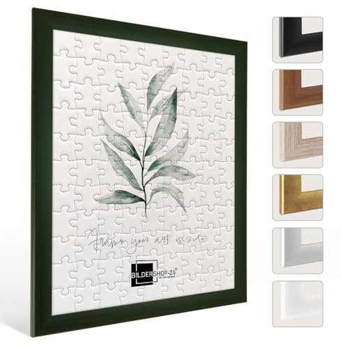 Bilderrahmen für Puzzle ca. 1500-2000 Teile 60X85cm Dunkelgrün