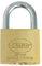 Amig - Cadenas à Clé en Laiton 30 mm | Sécurité Robuste pour Casiers et Bagages | Anti-Rouille et Imperméable | Léger avec 2 Clés | Laiton Mat | 30 mm | Laiton et Acier Traité