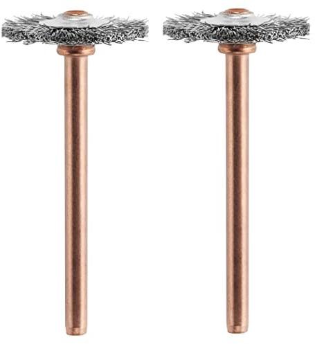 Dremel 530-02 Stainless Steel Brushes (2 Pack), 3/4 Diameter