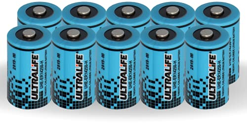 10x Ultralife Lithium 3,6V Batterie LS 14250-1/2 AA - ER14250 Li-SOCl2 LS14250 AKKUman Set (10er)