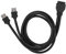 Zerone 19Pin / 20Pin Buchsenleiste zu Dual USB3.0 Desktop Front Motherboard Panel Mount Kabel mit festen Füßen(0.8m)