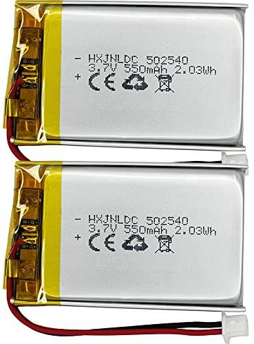 502540 Batteria 3.7 v 550 mAh per moto Sena SMH5 Auricolare Bluetooth Sostituzione batteria Sena SMH5-FM SMH5D SPH10H-FM Codice batteria (P/N): ICP40/25/40P si adatta a Nextbase 312GW HD Recording