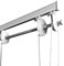 TENDEEVOLUTION Bastone Tenda a Pacchetto per Interni in Alluminio con 5 Calate e sgancio rapido. Bastone Tenda Soffitto o Parete, Steccate o in Tessuto (180 CM CATENELLA A DESTRA)