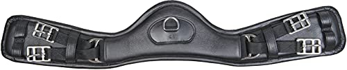 HKM Ledersattelgurt -Dressage Anatomic- Elastik