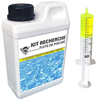 Méduze - Kit de Recherche de Fuite d'eau pour Piscine 1L