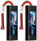 Zeee 2S Lipo Akku 7,4V 50C 4200mAh RC Akku mit T Stecker für RC Car RC Truck RC Hobby(2 Packungen)