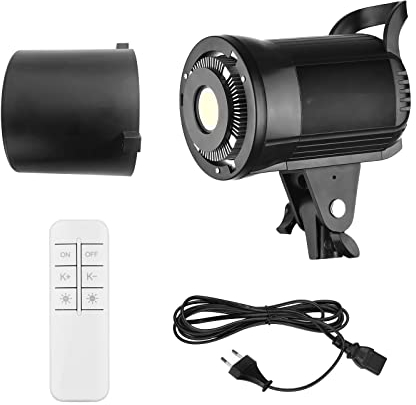 Andoer LM60Bi Studioblitz Studio Flash Strobe Blitz Light 135 W Studio-Videolicht 3000 K-5600 K Dimmbares Dauerlicht mit Bowens-Halterung und Fernbedienung Video Light