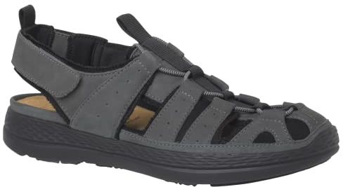 Ganter Herren Karl-Ludwig Schuh für das Gesundheitswesen, Darkgrey, 42.5 EU 3X-Weit