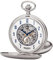 Regent Herren Taschenuhr Savonnette Skelett 53 MM Mechanischer Handaufzug Arabische Zahlen P-705