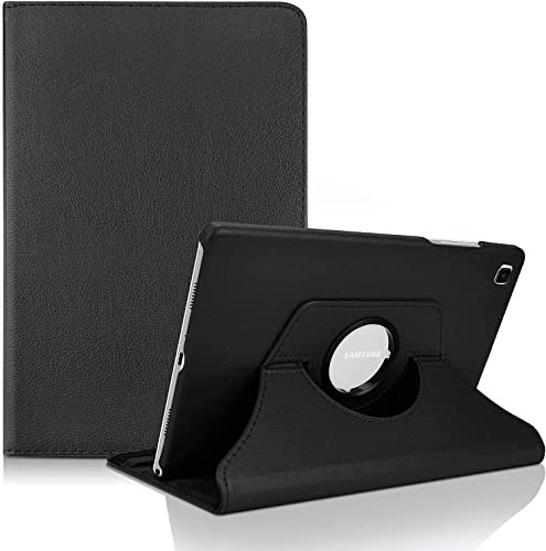 MOBISTAR® Case for Samsung Galaxy Tab A7 Lite - 8.7 inch 2021 (SM-T220/T225/T227) 360° Rotating Book Cover Protective Case (Black)