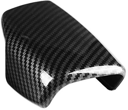 JORAsa Carbon-Faser-Art-Auto-Schaltknauf-Kopf-Abdeckungs-Kappen-Aufkleber-Ordnung für Audi A4L A5 Q7