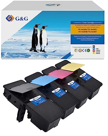 G&G Toner Ersatz für Kyocera TK-5430 für Kyocera ECOSYS MA2100cwfx MA2100cfx PA2100cx PA2100cwx (Schwarz Cyan Magenta Gelb)