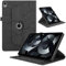 TEDTIKJT Cover per iPad 10th Gen 10.9 2022 Custodia/iPad 11th Gen 2025 11 Custodia Pelle PU 360°Multi Angolo Ruotabile Tablet Protettiva Cover con Auto Sveglia/Sonno, Nero Albero