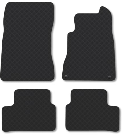 Mercedes CLA (2019-2025) 3mm Rubber Car Mats | Tailored Fit Durable Floor Mats Full Coverage Protection Waterproof Accessories Easy Clean Anti Slip Made in the UK