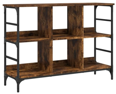 vidaXL Sideboard Räuchereiche 102x32x73,5 cm Holzwerkstoff