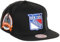 Mitchell & Ness New York Rangers NHL Top Spot Originaler Fit Schwarz Verstellbare Snapback Cap - One-Size
