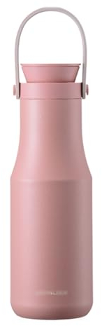 Water Bottle Pichet à Eau isolé Classique en Acier Inoxydable, avec poignée, Bouteille d'eau à Grande Bouche, Thermos, Bouilloire de Sport for vélo Bouteille (Color : Pink, Size : 710ml/25oz)