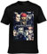 Viplili Johnny Schauspieler Depp T-Shirt Stars Graphic Tees Shirt Print Rundhals Tops Kurzarm T-Shirt für Männer Frauen 8 Größen, Schwarz , 58