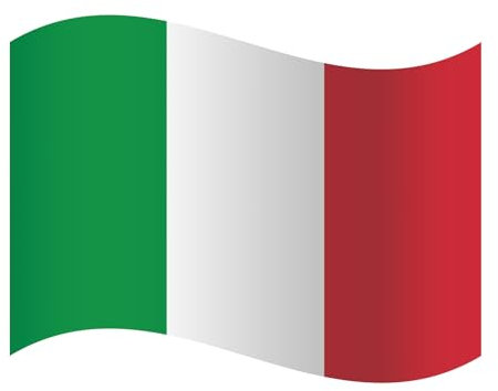 EM Fanartikel Magnet Flagge Fahne für Auto Deko Alle Länder Verschiedene Größen (Italien, M (30x20cm))