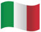 EM Fanartikel Magnet Flagge Fahne für Auto Deko Alle Länder Verschiedene Größen (Italien, M (30x20cm))