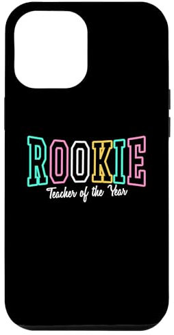 Hülle für iPhone 14 Plus Rookie Teacher of the Year - Bunte Buchstaben