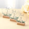 Namalu 12 Set Hochzeit Tischnummern Acrylschilder Eukalyptus Tischnummern 1-12 Acrylglas mit Ständer aus Holz Acryl Tischkarten Sitzplan Tisch Deko für Hochzeit Geburtstag Party Taufe Firmung