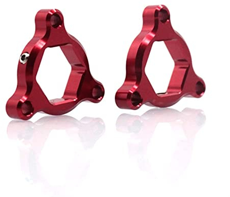BTFWM Regolatori precarico forcella ammortizzata in alluminio CNC da 14 mm for moto, for Z750 Z 750 2007 2008 2009, for Desmosedici RR 2008 Accordatore del precarico della sospensione(Rot)