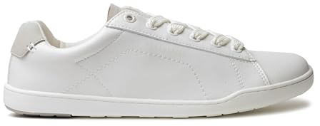 Blusun Schick Schlichter Sneaker/Barfußschuhe in Weiß VEGAN* BLSN-101W White