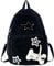 Y2K Vintage-Kordsamt Rucksack Mit Sternmuster - Modische Schulbüchertasche und Handtasche