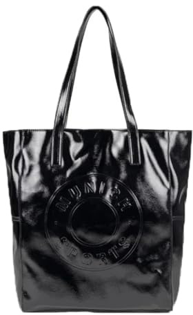 Munich Damen Mh Fw25 Shopper C/Black Taschen und Rucksäcke, Schwarz
