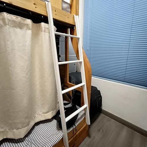 IQQOPVHG Escalera de Tijera para Cama, Escalera Lateral para Subir a la Cama, Escalera Colgante para ático Interior, Escalera para Dormitorio, Loft, Autocaravana (tamaño: 116 cm (45 ))
