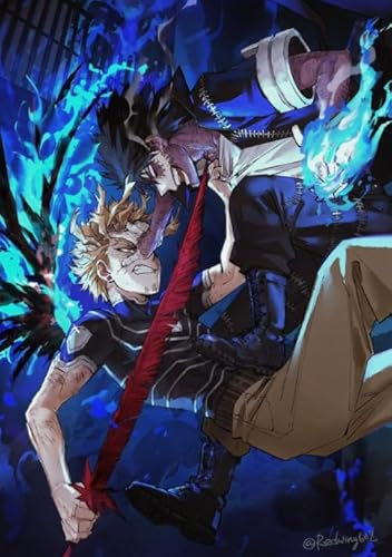 Japanese Animes My Heross Academias Plakate ，1000 Stück Puzzle ，Gedächtnis Spiele Für Erwachsene ，Spielzeug Zur Entlastung Von Stress In Der Familie Xy356Zw