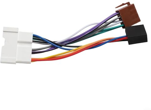 Für ISO-Radio-Kabelbaum-Adapter, kompatibel mit Hyundai und Kia Modellen für Auto-Stereo-Konvertierung und sichere elektrische Verbindung