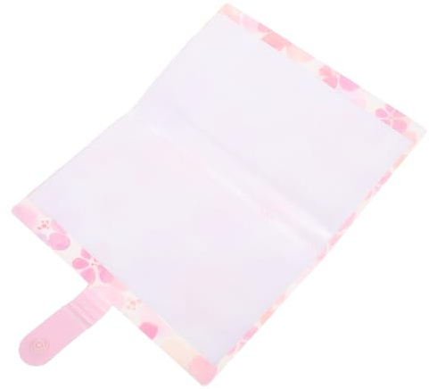 Mikikit Organisateur de Stickers pour Ongles en Plastique Transparent, Album de Collection pour Autocollants Nail Art Facile à Transporter Ranger