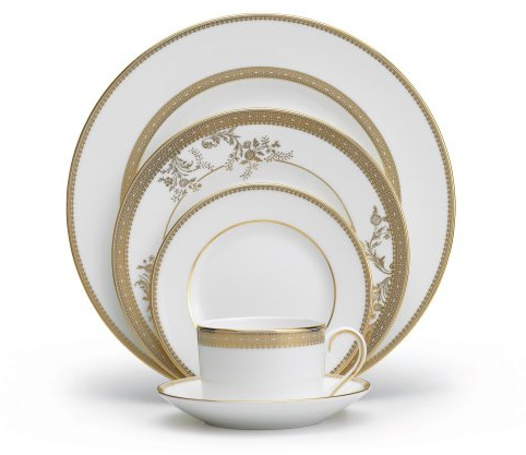 Vera Wang Wedgwood Vera Lace Gold 5-teiliges Tafelservice
